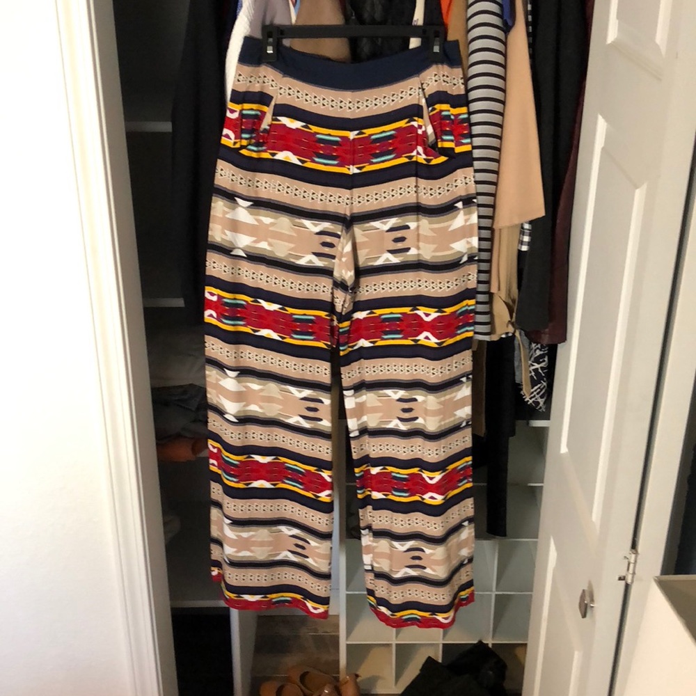 GB, Gianni Bini line. high waist palazzo Pant